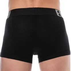 Emporio Armani Boxers-Boxer Megalogo Coton Noir