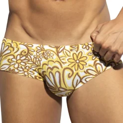 ES Collection Boxers Sexy|Shortys-Boxer Mini Fleurs Van Gogh Jaune