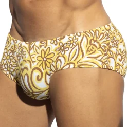 ES Collection Boxers Sexy|Shortys-Boxer Mini Fleurs Van Gogh Jaune