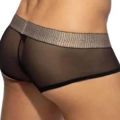 Addicted Boxers Sexy-Boxer Mini Net Snake Noir - Or