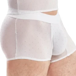 Sexy Boy Boxers Sexy-Boxer Night Glow Blanc