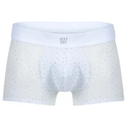 Sexy Boy Boxers Sexy-Boxer Night Glow Blanc