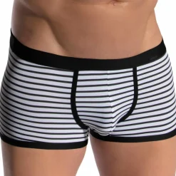 Olaf Benz Shortys|Boxers-Boxer Retro RED 2475 Blanc - Gris