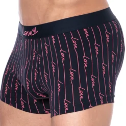 Emporio Armani Boxers-Boxer Saint-Valentin Imprimé Bleu Nuit