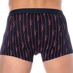 Emporio Armani Boxers-Boxer Saint-Valentin Imprimé Bleu Nuit