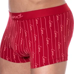 Emporio Armani Boxers-Boxer Saint-Valentin Imprimé Rouge