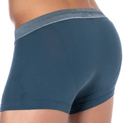Emporio Armani Boxers-Boxer Shiny Logoband Bleu