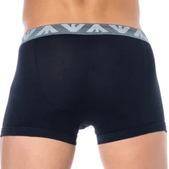 Emporio Armani Boxers-Boxer Shiny Logoband Marine - Aigle