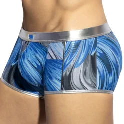 ES Collection Shortys|Boxers-Boxer Storm Glitter Bleu - Argent