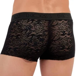 HOM Boxers Sexy-Boxer Temptation Free Cut Lace Noir