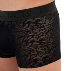 HOM Boxers Sexy-Boxer Temptation Free Cut Lace Noir