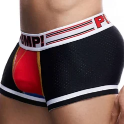 Pump! Shortys|Boxers-Boxer Touchdown E-Racer Circuit Noir - Rouge