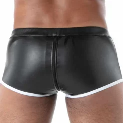 TOF Paris Boxers Sexy-Boxer Zippé Kinky Noir - Blanc