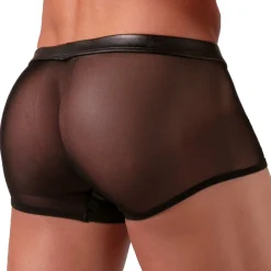 Absolu Male Boxers Sexy-Boxer Zipped Rebel Noir