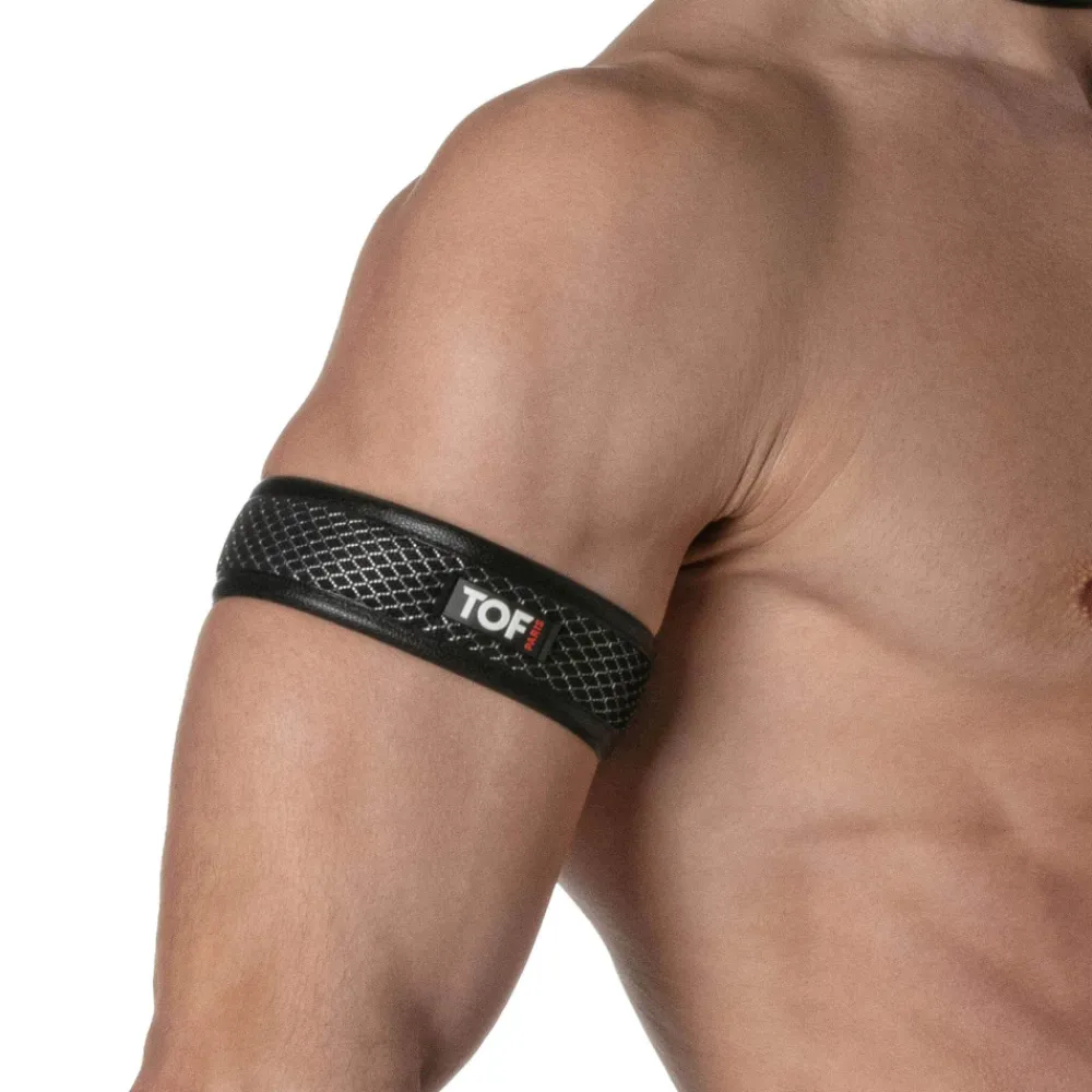 TOF Paris Accessoires Sexy-Brassard 3D Party - Noir - Argent