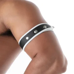 TOF Paris Accessoires Sexy-Brassard en Néoprène Noir - Blanc