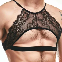 Sexy Boy Accessoires Sexy|Tenues Sexy-Brassière Lingerie Dentelle Noire