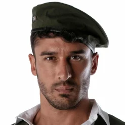 TOF Paris Accessoires De Mode-Béret Réversible Patriot Blanc - Kaki