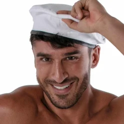 TOF Paris Accessoires De Mode-Béret Réversible Patriot Blanc - Kaki