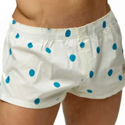 Marcuse Shorts / Caleçons-Caleçon Coton Pois Ivoire