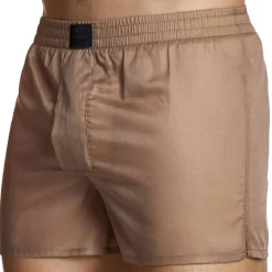 Modus Vivendi Shorts / Caleçons-Caleçon en Voile Marron