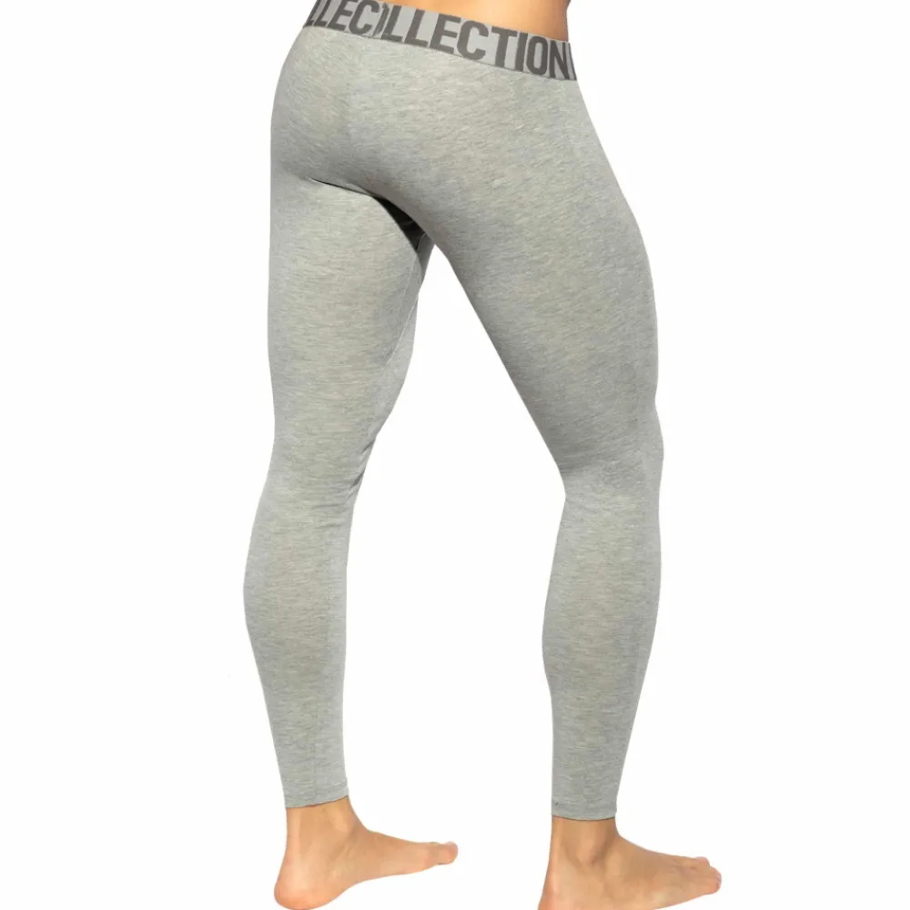 ES Collection Caleçons Longs-Caleçon Long Basic Coton Gris