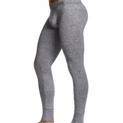 Modus Vivendi Caleçons Longs-Caleçon Long Mohair Gris Chiné
