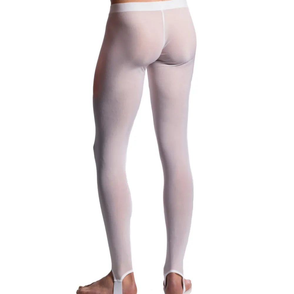 Manstore Tenues Sexy-Caleçon Long Strapped M101 Blanc