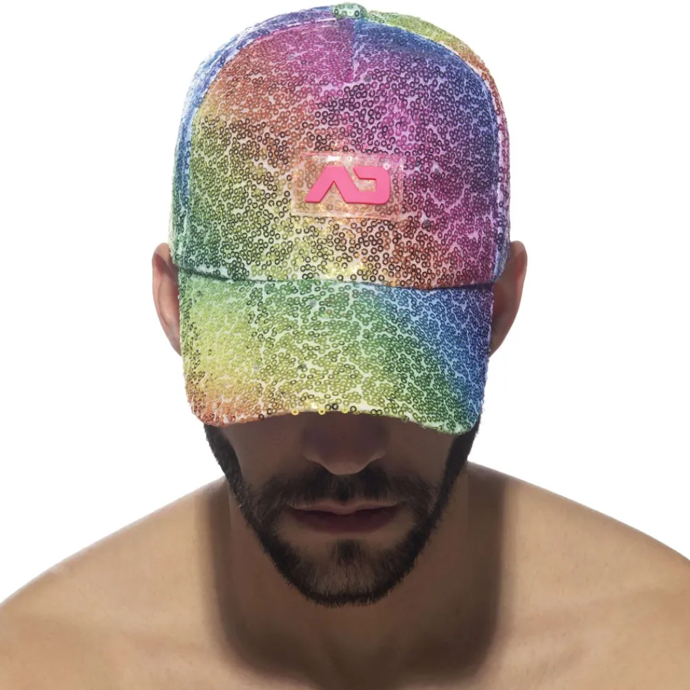 Addicted Plage-Casquette Glitter Multicolore