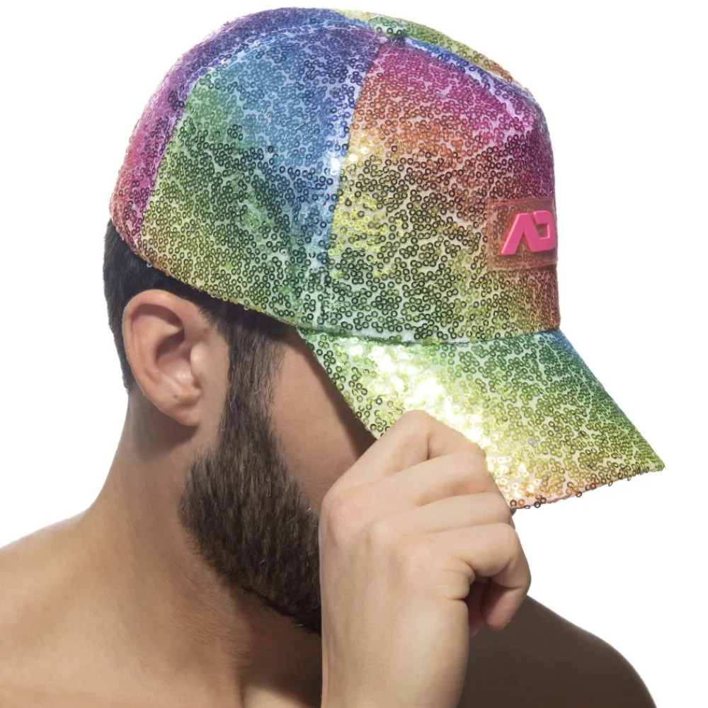 Addicted Plage-Casquette Glitter Multicolore