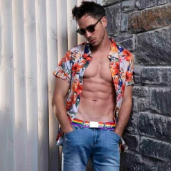 SKU Accessoires De Mode-Ceinture Good As You Arc-en-Ciel