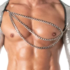 TOF Paris Accessoires Sexy-Chaînes Glitter Argent