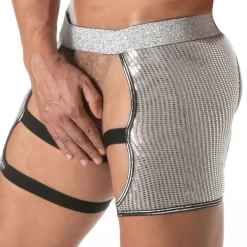 TOF Paris Accessoires Sexy-Chaps Glitter Argent