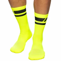 Addicted Chaussettes-Chaussettes AD Neon Jaune Fluo