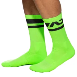 Addicted Chaussettes-Chaussettes AD Neon Vert Fluo