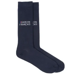 Garçon Français Chaussettes-Chaussettes Bleu Marine