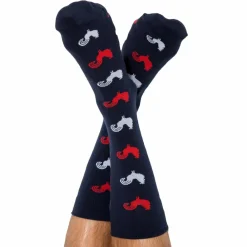 Garçon Français Chaussettes-Chaussettes Coq Gaulois Bleu Marine