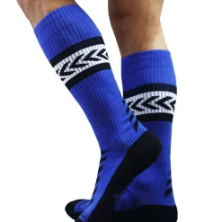 Breedwell Chaussettes-Chaussettes Hautes Daddy's Favorite Bleues