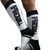 Breedwell Chaussettes-Chaussettes Hautes Eternity - Blanc - Noir