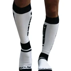 Breedwell Chaussettes-Chaussettes Hautes Eternity - Blanc - Noir