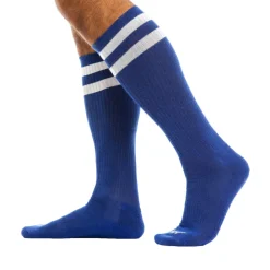 Modus Vivendi Chaussettes-Chaussettes Hautes Football Bleu Roi