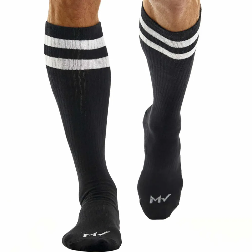 Modus Vivendi Chaussettes-Chaussettes Hautes Football Noires