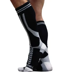 Breedwell Chaussettes-Chaussettes Hautes Sucker Noires