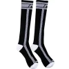AD Fetish Chaussettes-Chaussettes Montantes Fetish - Noir - Blanc