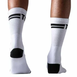 TOF Paris Chaussettes-Chaussettes Sport Blanc - Noir
