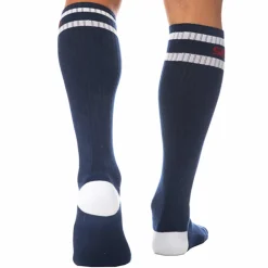 SKU Chaussettes-Chaussettes Sport Hautes Bleu Marine