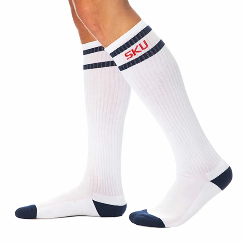 SKU Chaussettes-Chaussettes Sport Hautes Blanches