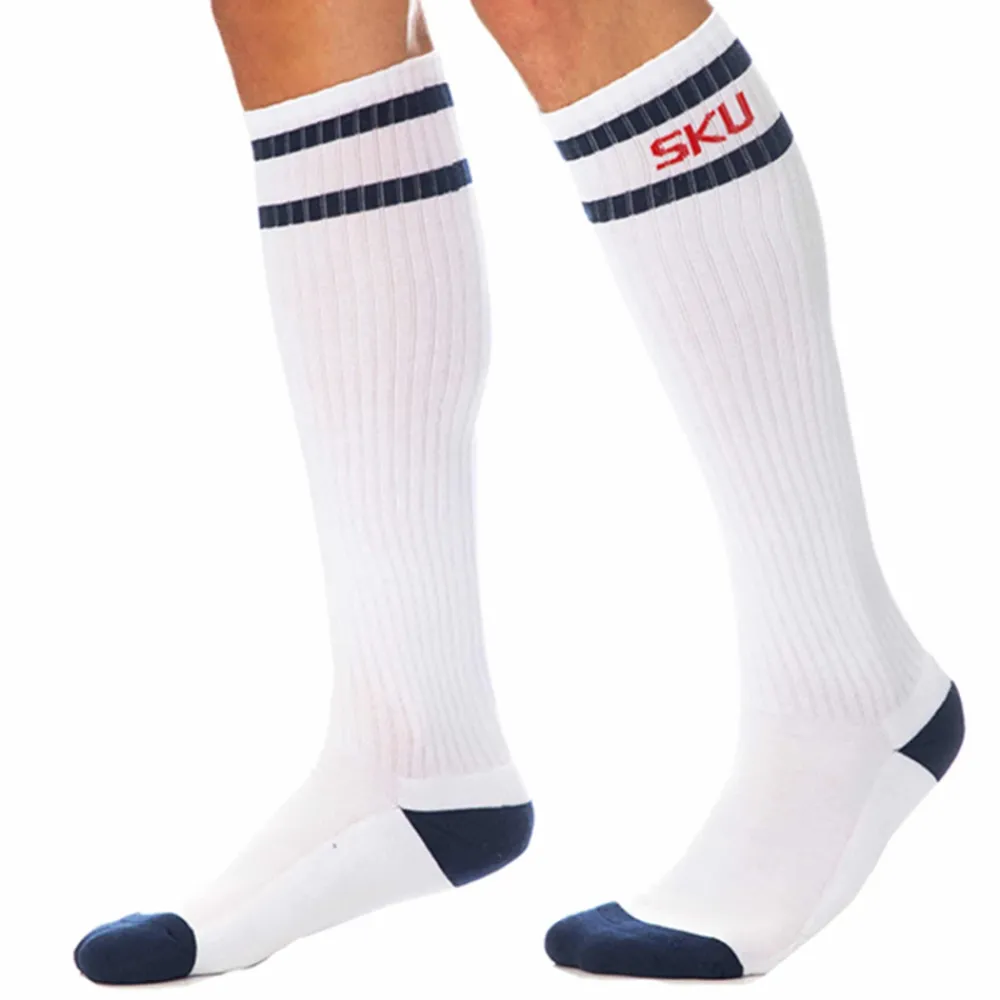 SKU Chaussettes-Chaussettes Sport Hautes Blanches