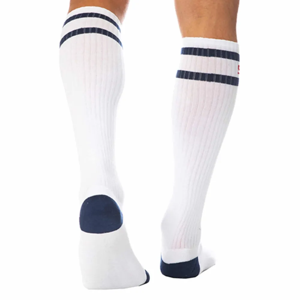 SKU Chaussettes-Chaussettes Sport Hautes Blanches