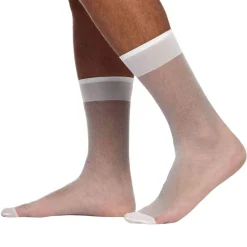 Modus Vivendi Chaussettes-Chaussettes Transparentes Blanches